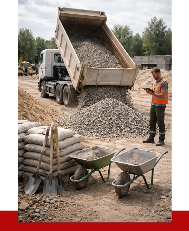 Доставка нерудных материалов в Салавате от 1280 руб. | ПРОНЕРУДСлв