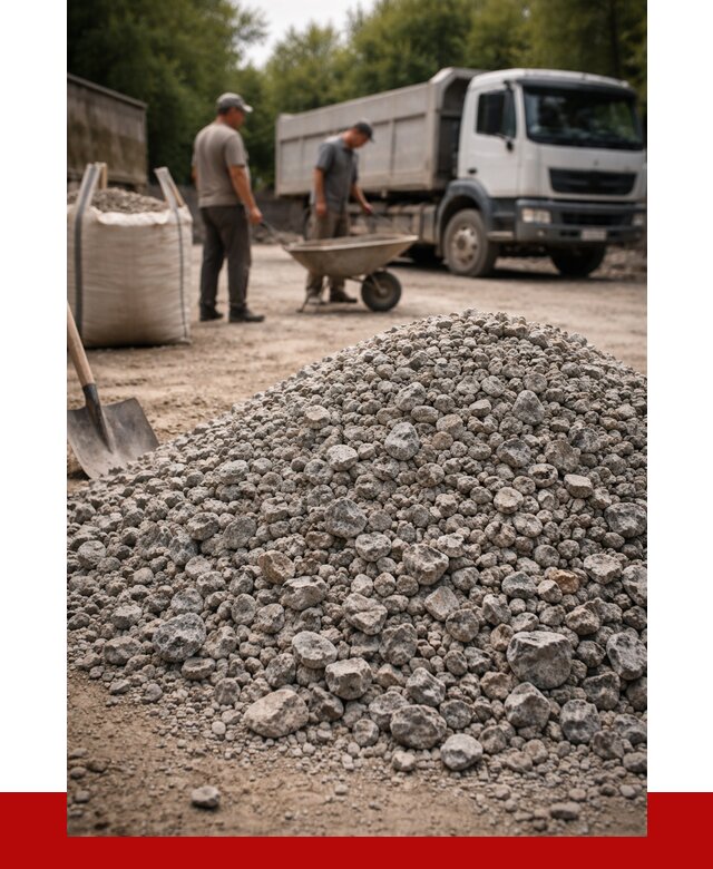 Гранитный щебень фракция 20-40 в Салавате от 3414 руб. ПРОНЕРУДСлв