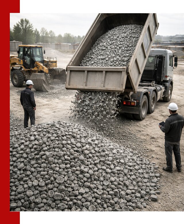 Доставка гранитного щебня фракции 20-40 в Салавате