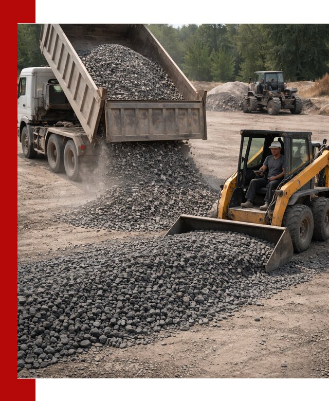 Гранитный щебень фракция 40-70 с доставкой в Салавате