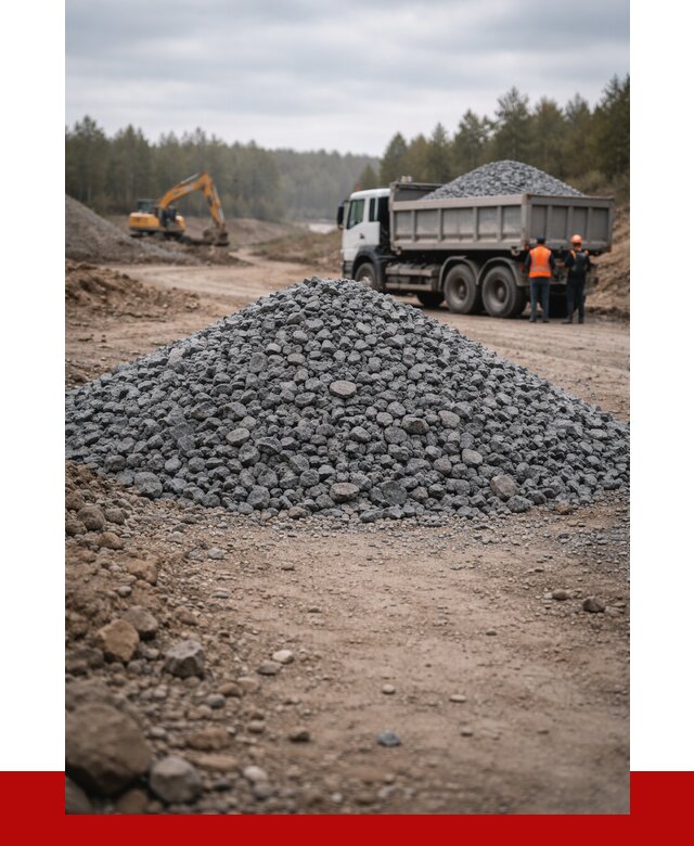 Щебень габбро диабаз фракция 40-70 в Салавате от 2347 р-ПРОНЕРУДСлв