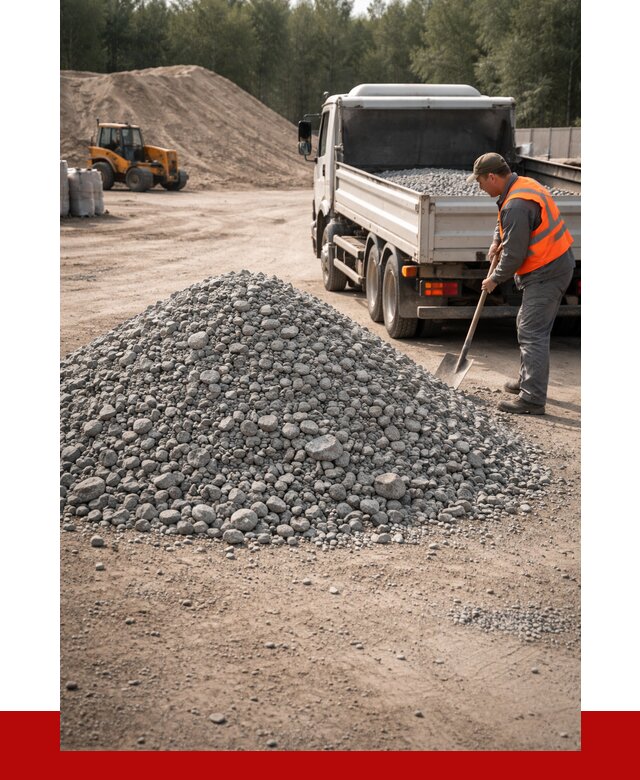 Гравийный щебень фракция 5-10 в Салавате от 2347 р. | ПРОНЕРУДСлв