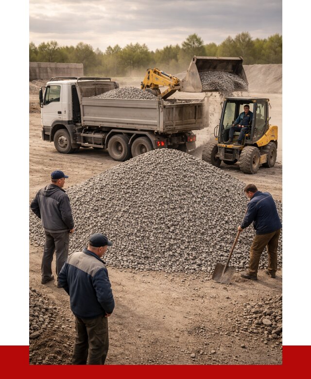 Гравийный щебень фракция 5-20 в Салавате от 2561 р. ПРОНЕРУДСлв