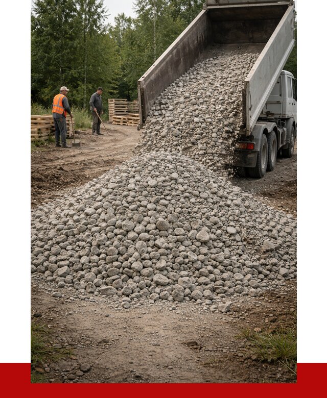 гравийный щебень фракция 70-120 в Салавате от 2614 р. ПРОНЕРУДСлв