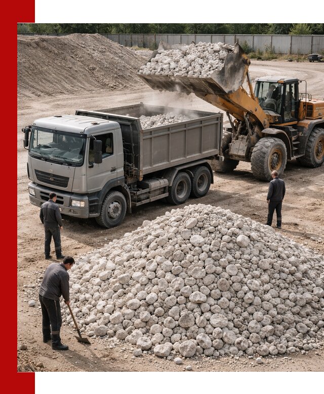 Известняковый щебень фракция 70–150 с доставкой в Салавате