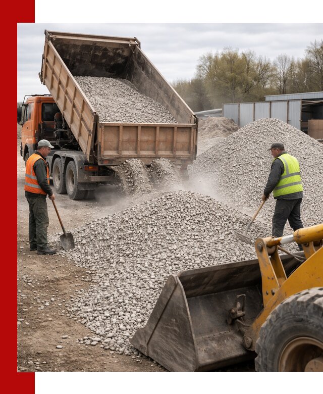 Доломитовый щебень фракции 5-20 с доставкой в Салавате