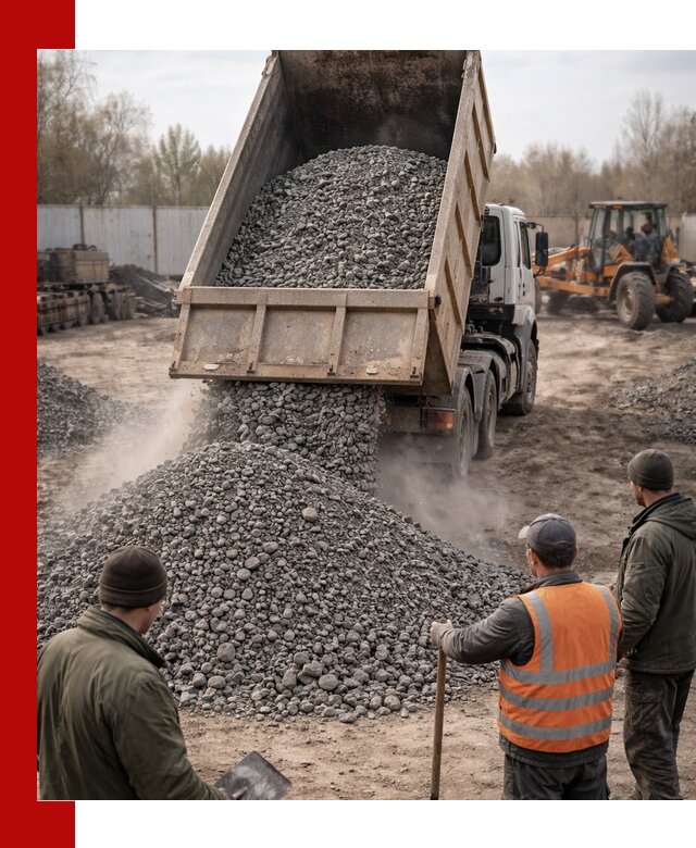 Доставка шлакового щебня в удобные сроки по выгодной цене в Салавате