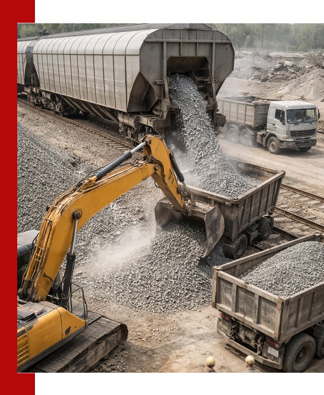 Доставка железнодорожного щебня в Салавате крупными партиями быстрого отгруза