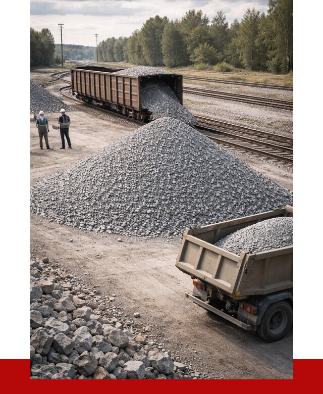 Железнодорожный щебень 20-60 в Салавате от 1814 р. | ПРОНЕРУДСлв