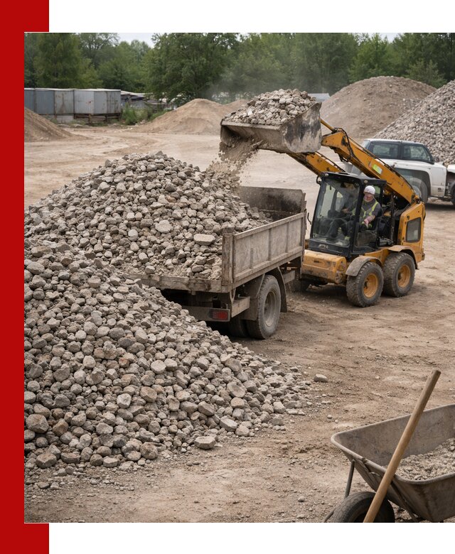 Доставка вторичного щебня в Салавате для строительных работ
