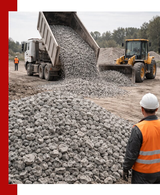 Доставка бетонного щебня фракции 20-40 в Салавате