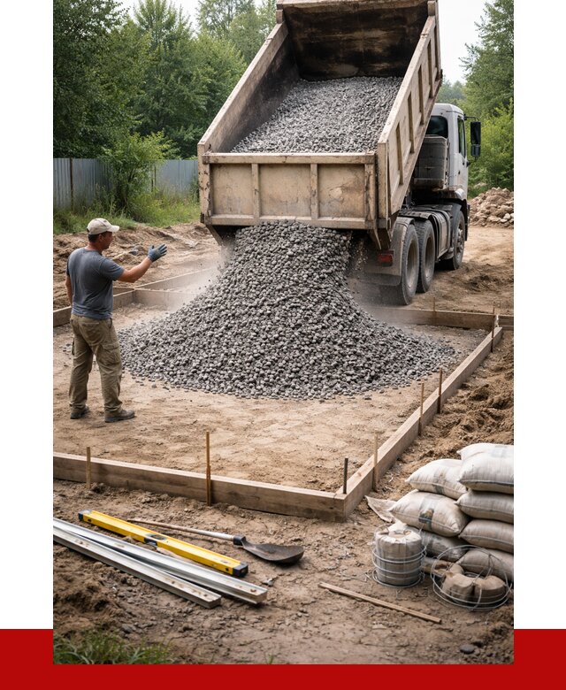 Купить щебень для фундамента в Салавате от 4801 р. | ПРОНЕРУДСлв