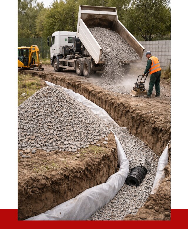 Щебень для дренажа в Салавате от 1974 р., ПРОНЕРУДСлв доставка