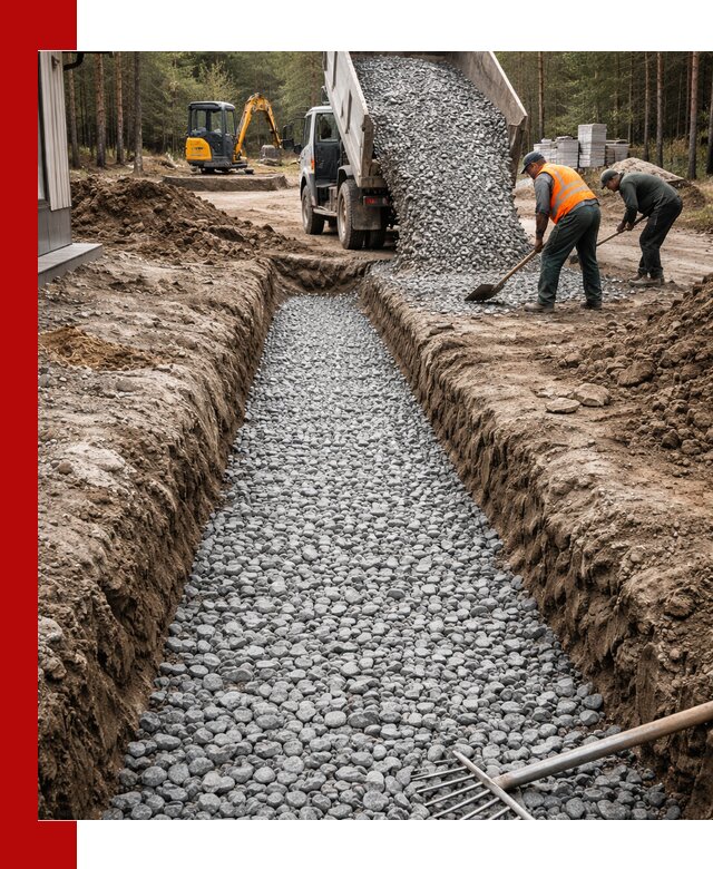 Щебень для дренажа с доставкой в Салавате высокого качества