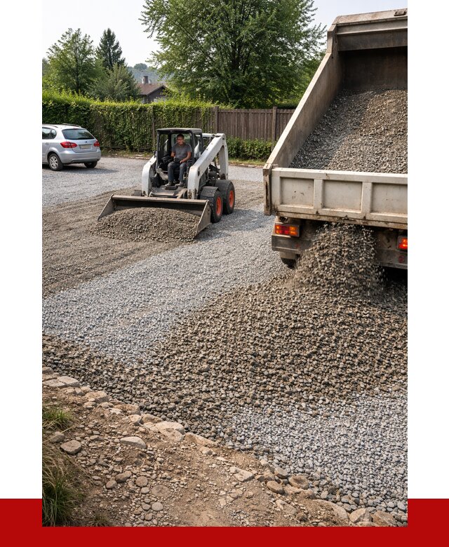Щебень для парковки в Салавате с доставкой от 1280 р.| ПРОНЕРУДСлв