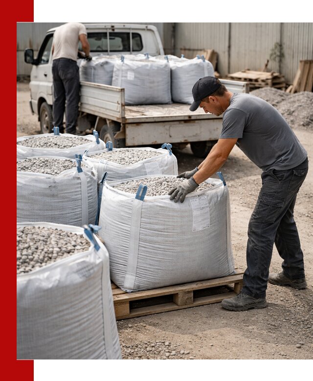 Доставка щебня в мешках по выгодным ценам в Салавате