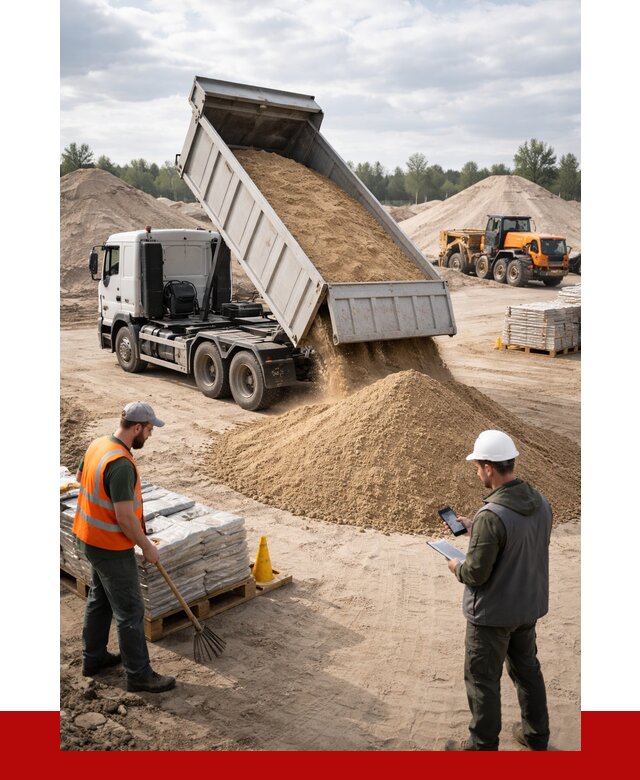 Карьерный песок с доставкой в Салавате от 3841 р. ПРОНЕРУДСлв