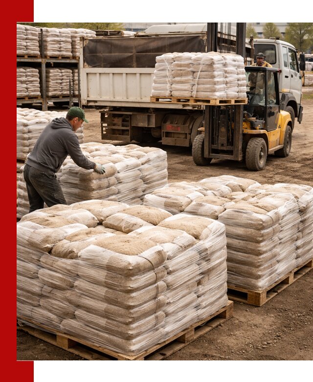 Карьерный песок в мешках с доставкой в Салавате