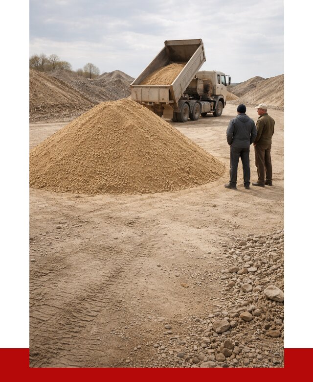 Карьерный песок крупнозернистый в Салавате от 9069 р | ПРОНЕРУДСлв