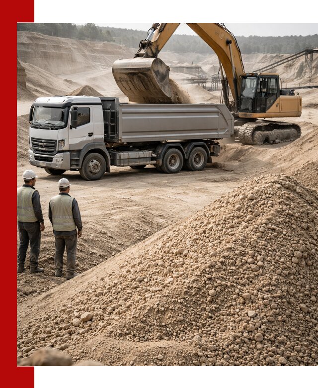 Карьерный крупнозернистый песок с доставкой в Салавате