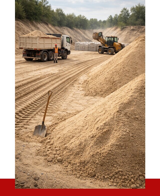 Карьерный песок мелкозернистый в Салавате от 9602 р. | ПРОНЕРУДСлв