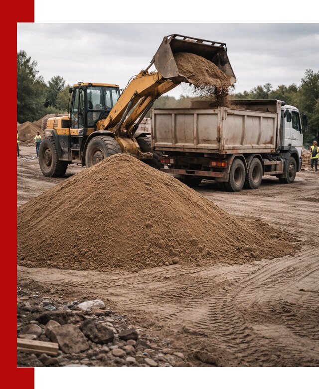 Доставка речного песка навалом в Салавате быстро и выгодно