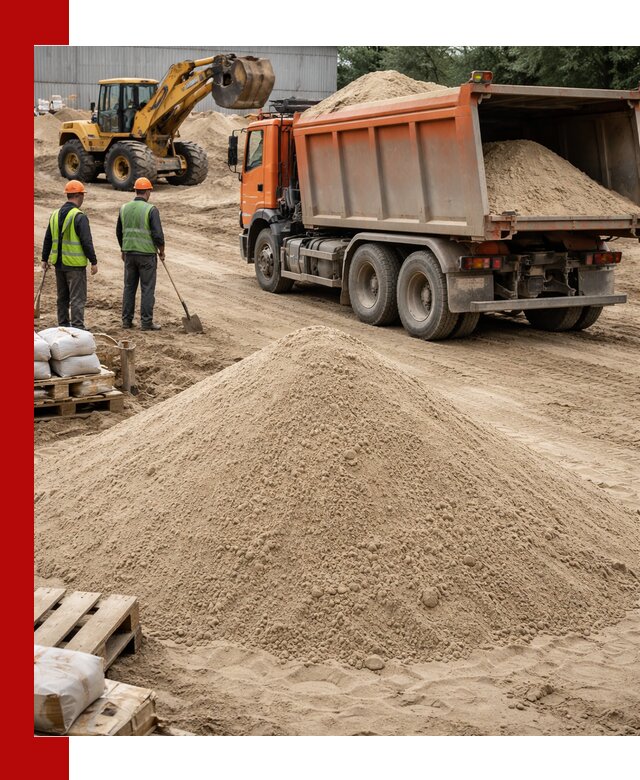 Доставка и продажа мытого речного песка в Салавате