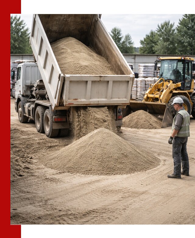 Поставка и доставка песка для бетона в Салавате