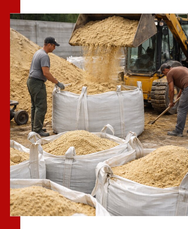 Поставка качественного песка для кладки в Салавате