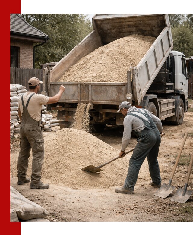 Песок для штукатурки с доставкой в Салавате качественный и чистый