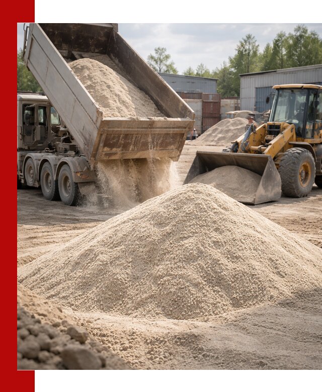 Кварцевый песок с доставкой в Салавате для строительных работ