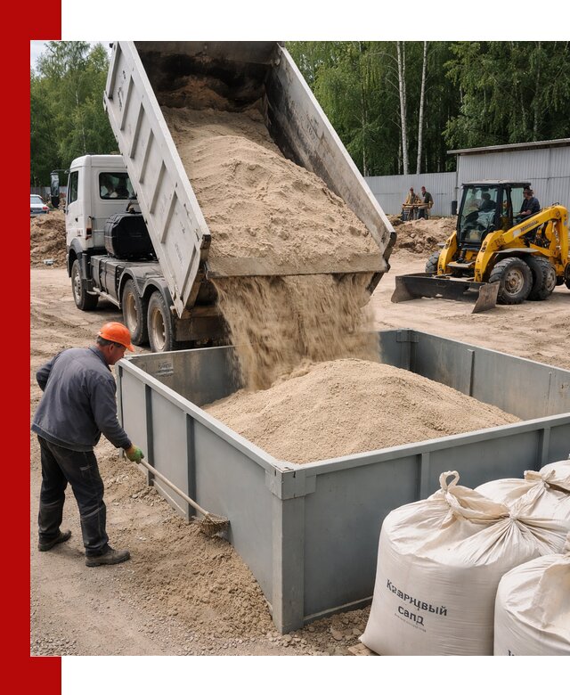 Кварцевый песок для фильтра в Салавате — доставка и качество