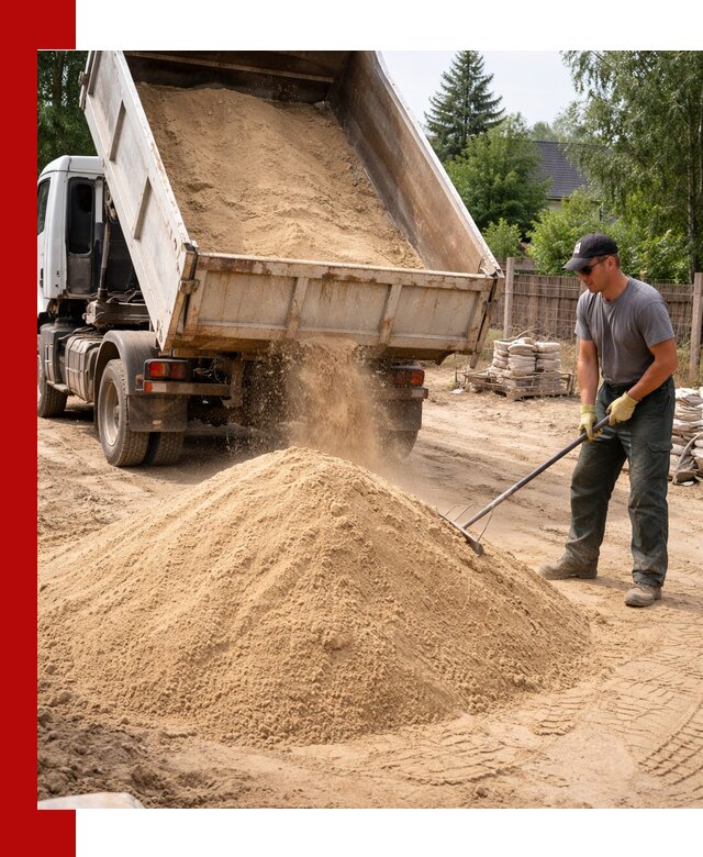 Доставка сухого песка самосвалами в Салавате