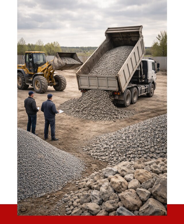 Гравий и камень с доставкой в Салавате от 4481 р. - ПРОНЕРУДСлв