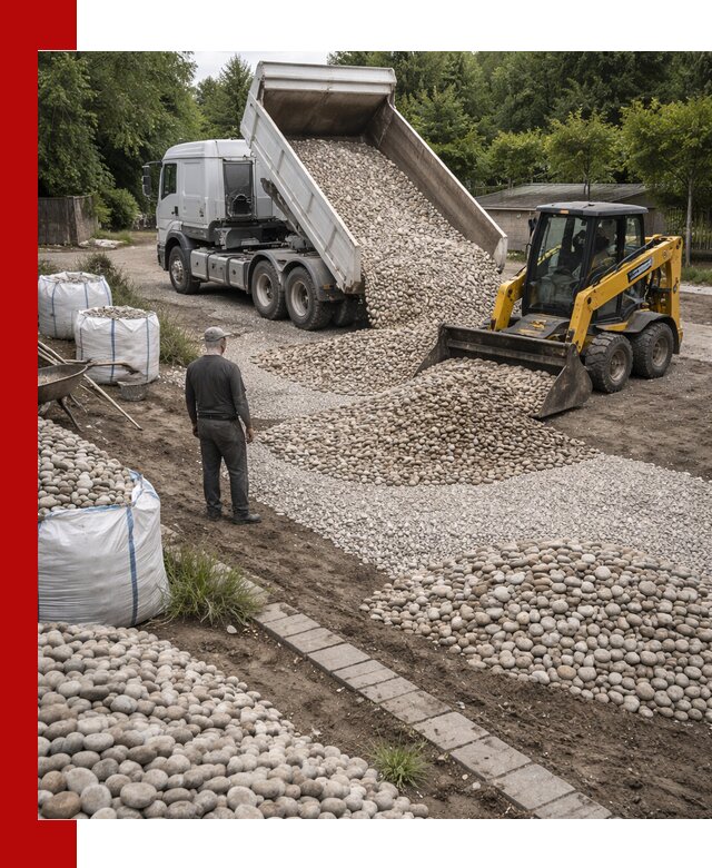 Доставка морской гальки оптом и в розницу в Салавате