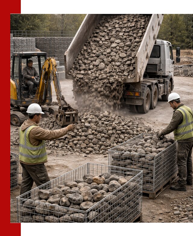 Камень для габионов фракция 100–201 в Салавате