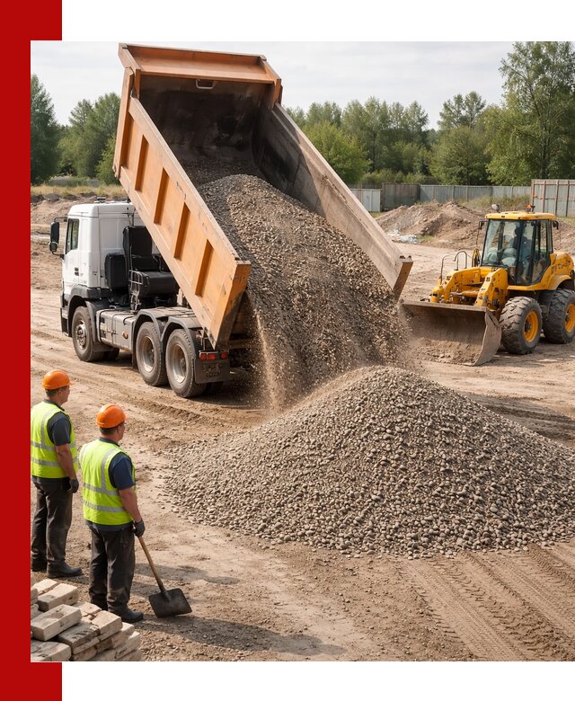 Доставка щебёночно-песчаной смеси ЩПС С7 в Салавате