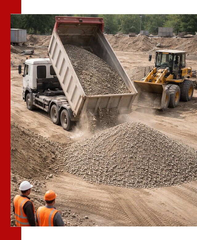 Щебень с песком (ЩГПС С2) с доставкой в Салавате