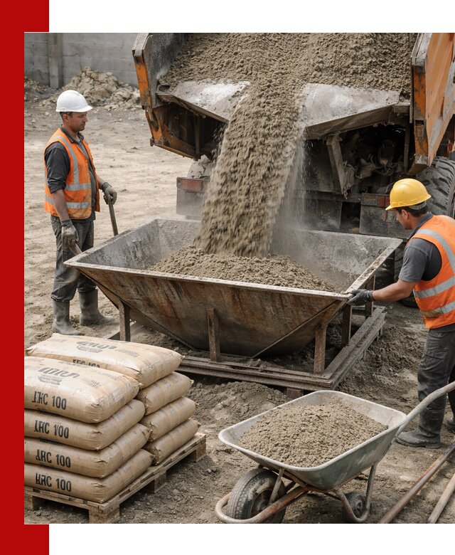 Доставка цементно-песчаной смеси М100 в Салавате