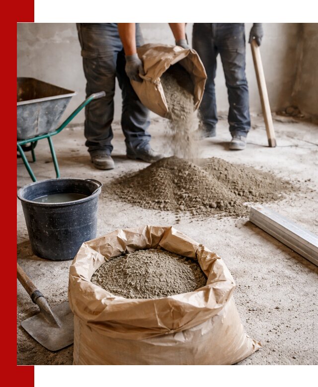 Доставка сухой смеси для стяжки в Салавате