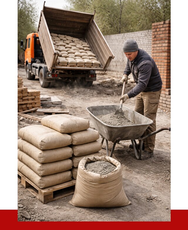 Купить сухую смесь для кладки в Салавате от 1280 р. | ПРОНЕРУДСлв