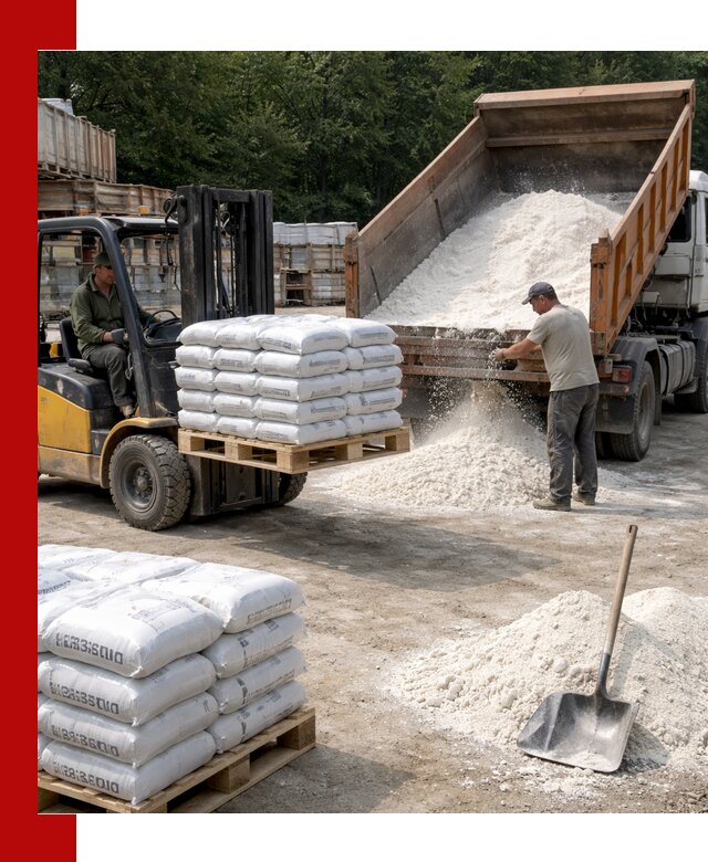 Доставка строительной извести оптом и в розницу в Салавате