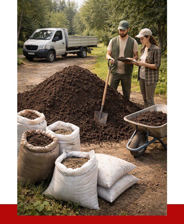 Купить грунт с доставкой в Салавате от 4801 р. за м3 | ПРОНЕРУДСлв