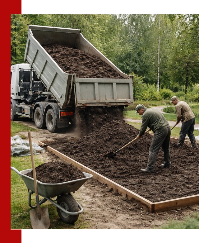 Доставка грунта для озеленения и благоустройства в Салавате
