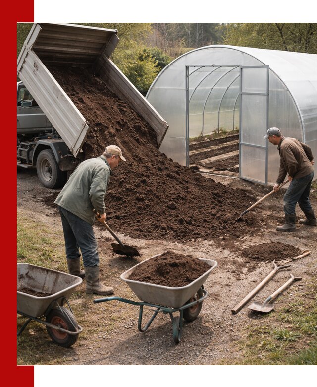 Грунт для теплицы с доставкой в Салавате — плодородный субстрат под растения