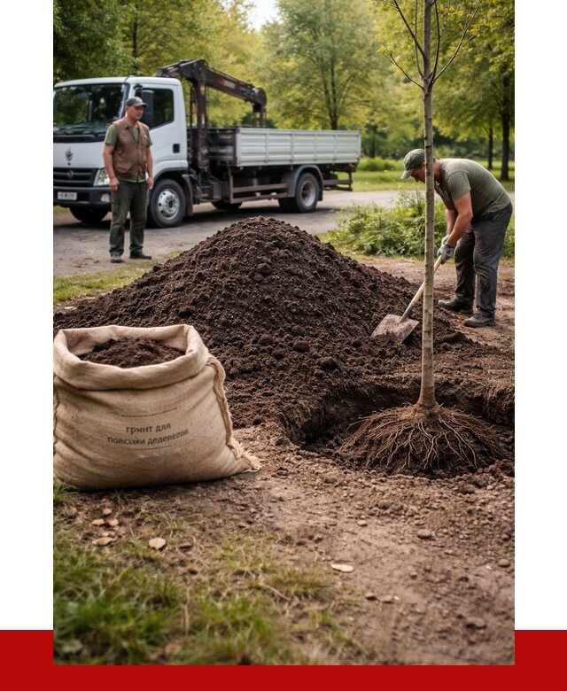 Грунт для посадки деревьев в Салавате от 1280 р. | ПРОНЕРУДСлв