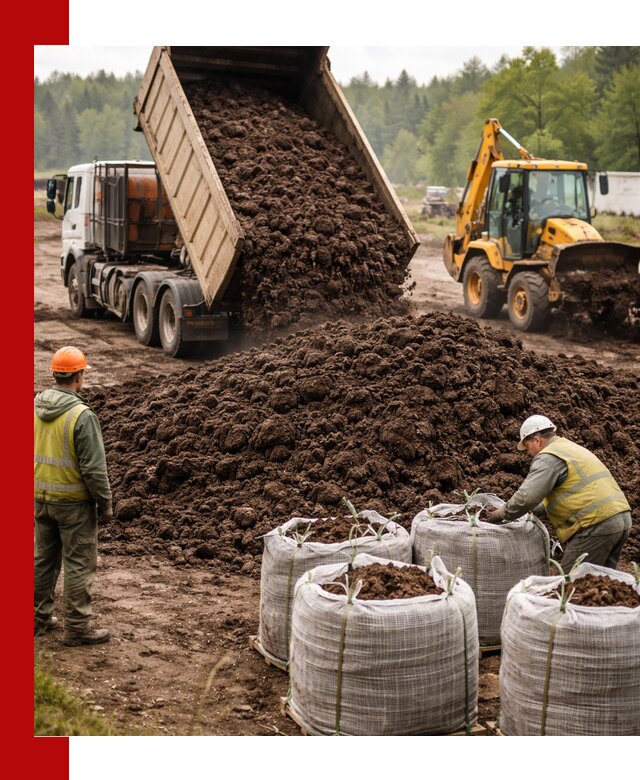 Доставка нейтрального торфа в Салавате оптом и в розницу