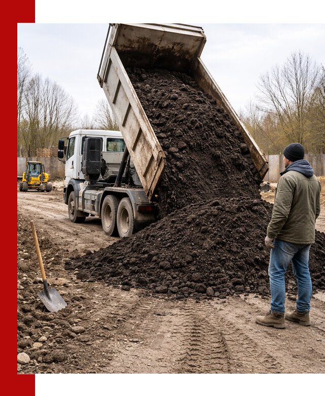 Доставка чернозема навалом в Салавате быстро и выгодно