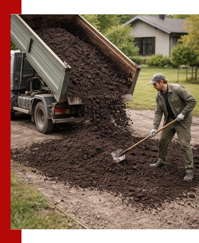 Чернозем для газона с доставкой в Салавате быстро и качественно