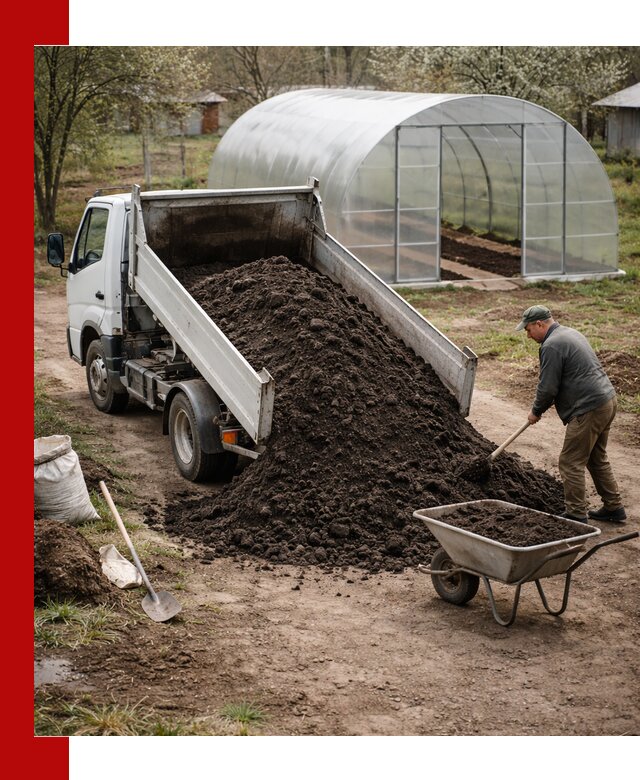 Чернозем для теплицы с доставкой в Салавате